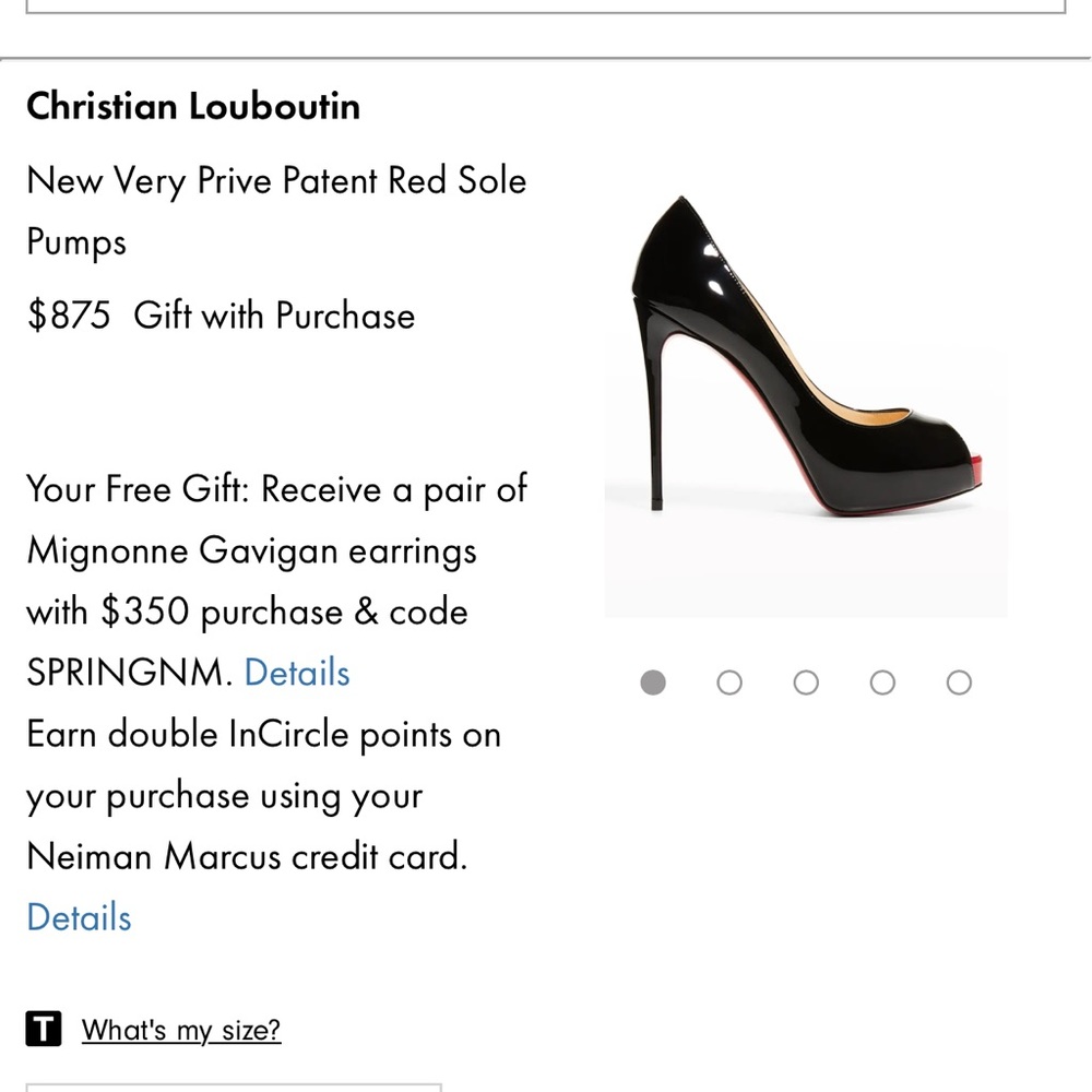 CHRISTIAN LOUBOUTIN “New Very Prive 120 Patent”